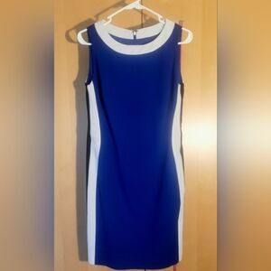 Ralph Lauren Blue Colorblock Dress Size 8